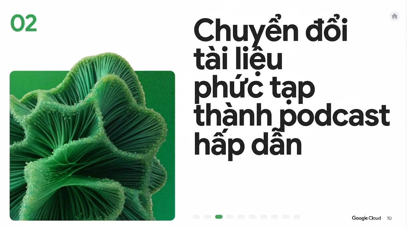 AI Agent chuyển tài liệu dài thành bản tóm tắt hoặc nội dung dễ tiêu thụ như audio